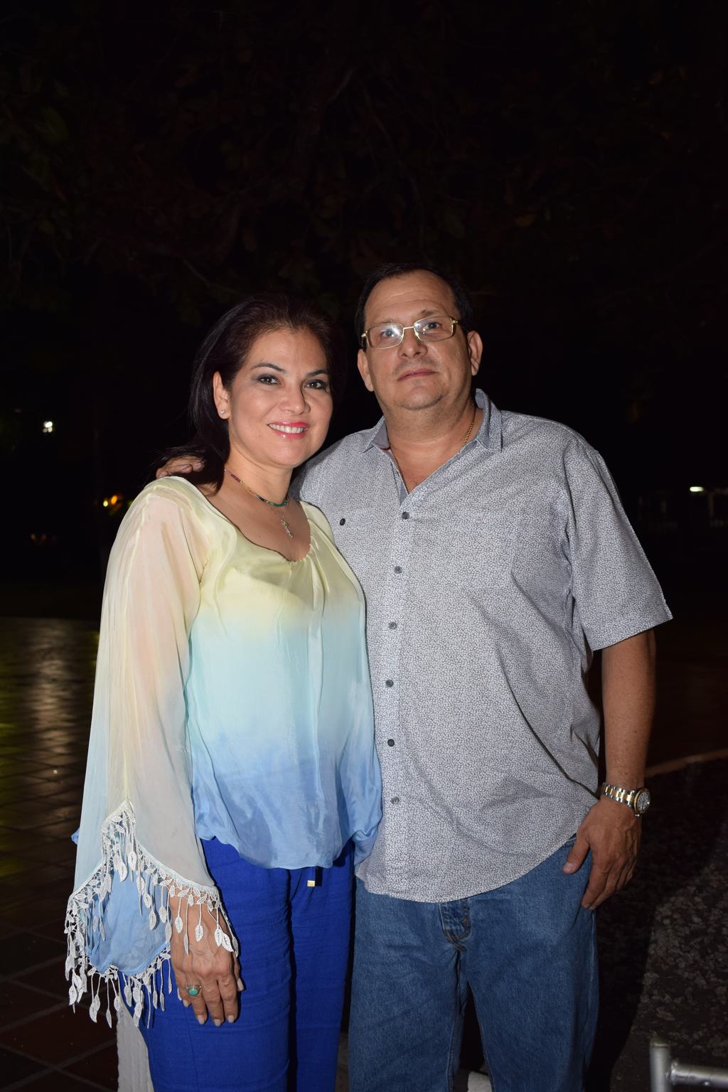 Rocío Luna y Ricardo Perdomo.